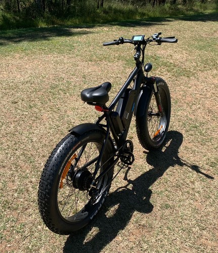 27" Alloy 500W Electric Beach Mountain Bike Ebike Fat Tyre Black Budtrol 27 - Picture 4 of 5