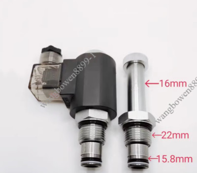Hydraulic threaded cartridge solenoid valve DHF10-220 SV10-2NCP