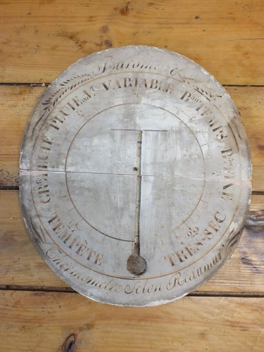 + Seltenes Barometer Zifferblatt nach Réaumur Epoche 18. Jh. + - Bild 1 von 12