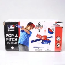 Franklin Sports MLB Pop A Pitch Kids Baseball Sports Kids MLB  Machine UNTESTED