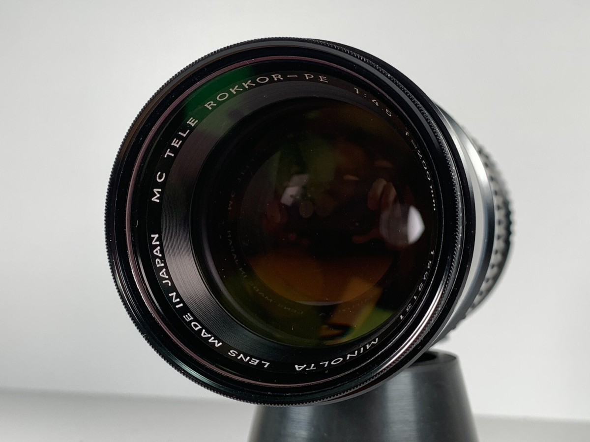 Minolta MC Tele Rokkor-PE 200mm F4.5 Telephoto MF Lens JAPAN | eBay