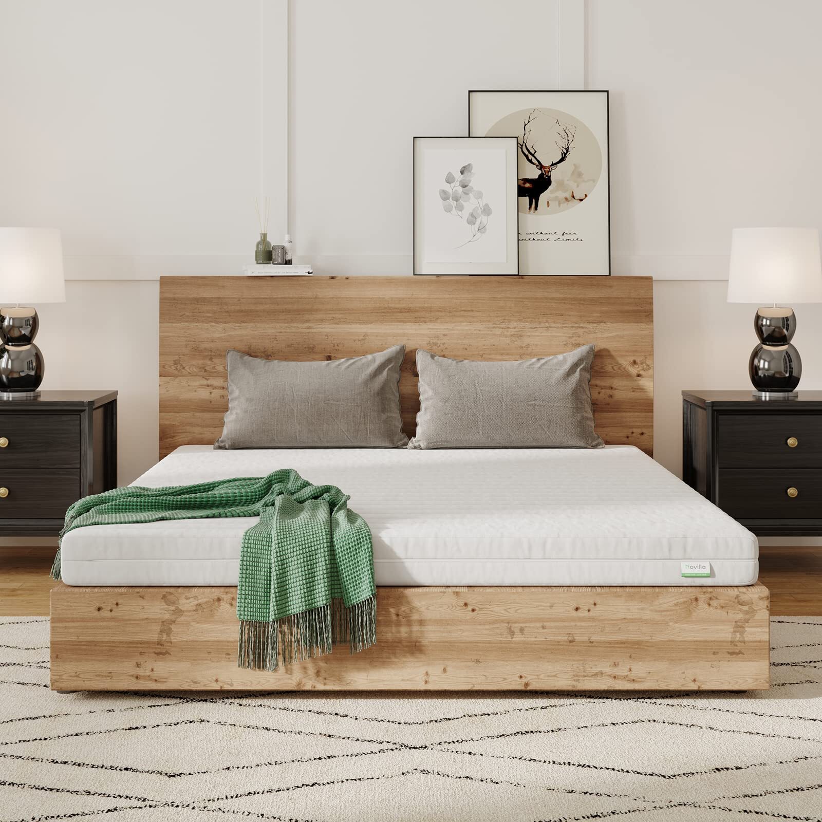 Novilla Materasso 160x190 Materasso Matrimoniale Altezza 16cm in Schiuma Fred...