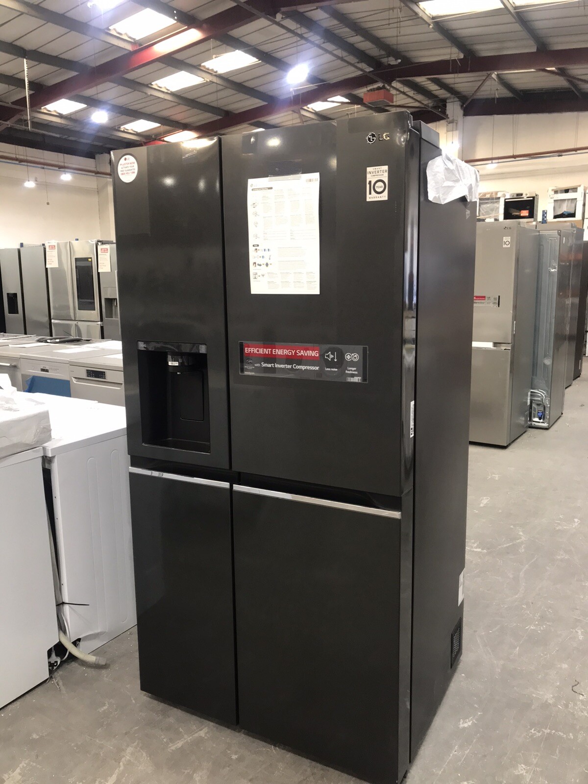 LG NatureFRESH GSLV71MCTF AmericanStyle Smart Fridge Freezer Matte