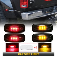 For 2003-18 Dodge Ram 2500 3500 Led Side Marker Light Lamp Smoked Car Auto Parts