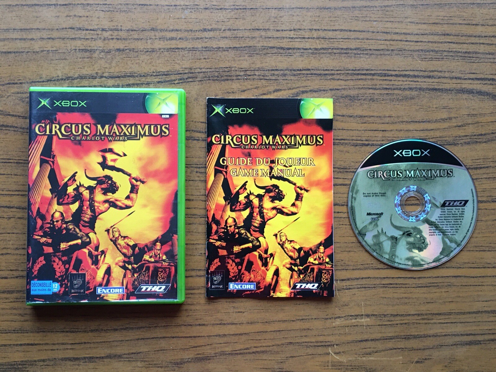 CIRCUS MAXIMUS CHARIOT WARS sur Xbox 1ère génération FR Complet #RETROGAMING