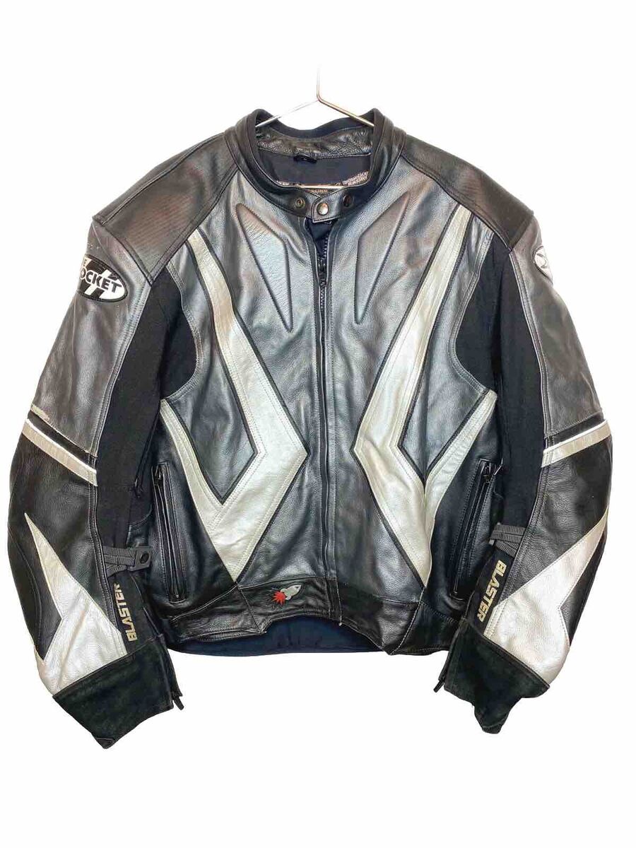 Joe Rocket Motorcycle Blaster Leather Jacket Padded Size 54 Joe Rocket Motorcycle Blaster Leather Jacket Padded Size 54