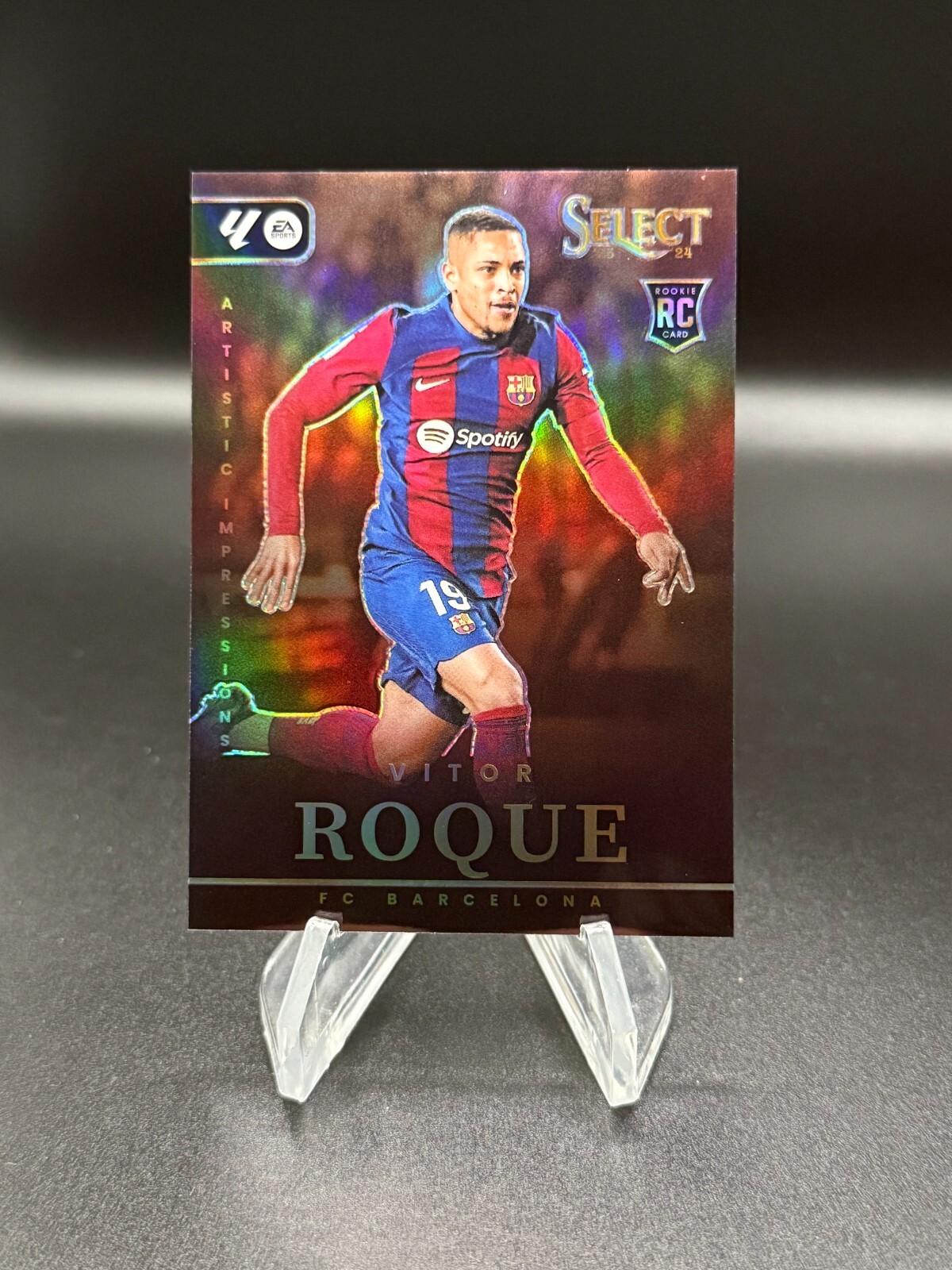2023-24 Select FIFA Vitor Roque #12 RC Rookie Artistic Impressions Case Hit SP