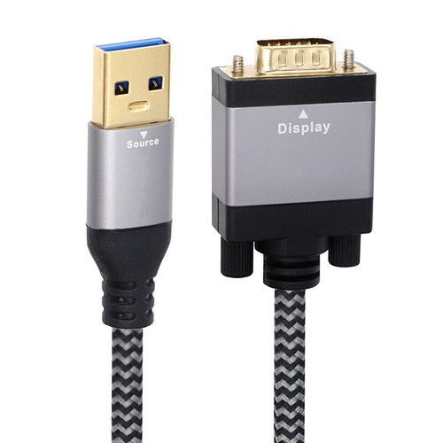 2M USB3.0 zu VGA/HD-MI/DVI Stecker Stecker Videokabel Laptop zu Monitor Projekto - Afbeelding 11 van 17