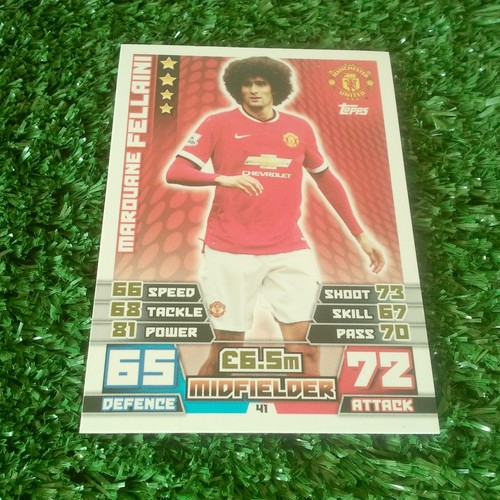 14/15 EXTRA SQUAD UPDATE BASE CARD MAN UTD - WEST HAM MATCH ATTAX 2014 2015 - Picture 6 of 40