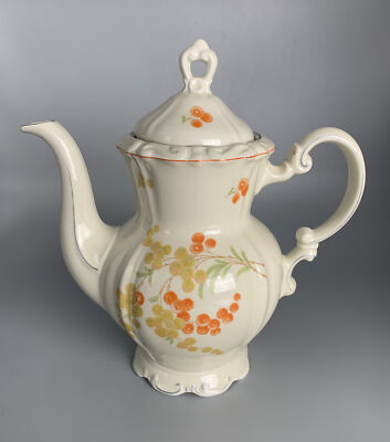 Alte Porzellan Kaffeekanne; Mitterteich Bavaria; 1931-1945; Inhalt 1.4L