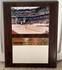 RARE Syracuse Basketball Game Photo Collage w/ Authentic Carrier Dome Roof Piece