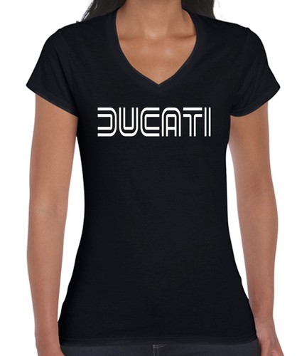 DUCATI T-Shirt TWIN LINE LOGO T Shirt Motorbike Men's ladies Singlets Tee's - Picture 17 of 33