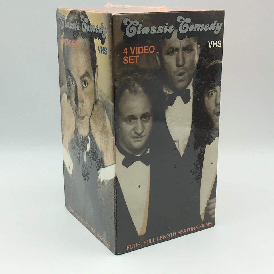 Classic Comedy VHS Africa Screams Flying Deuces My Favorite Brunette Stooges - Image 2 of 4