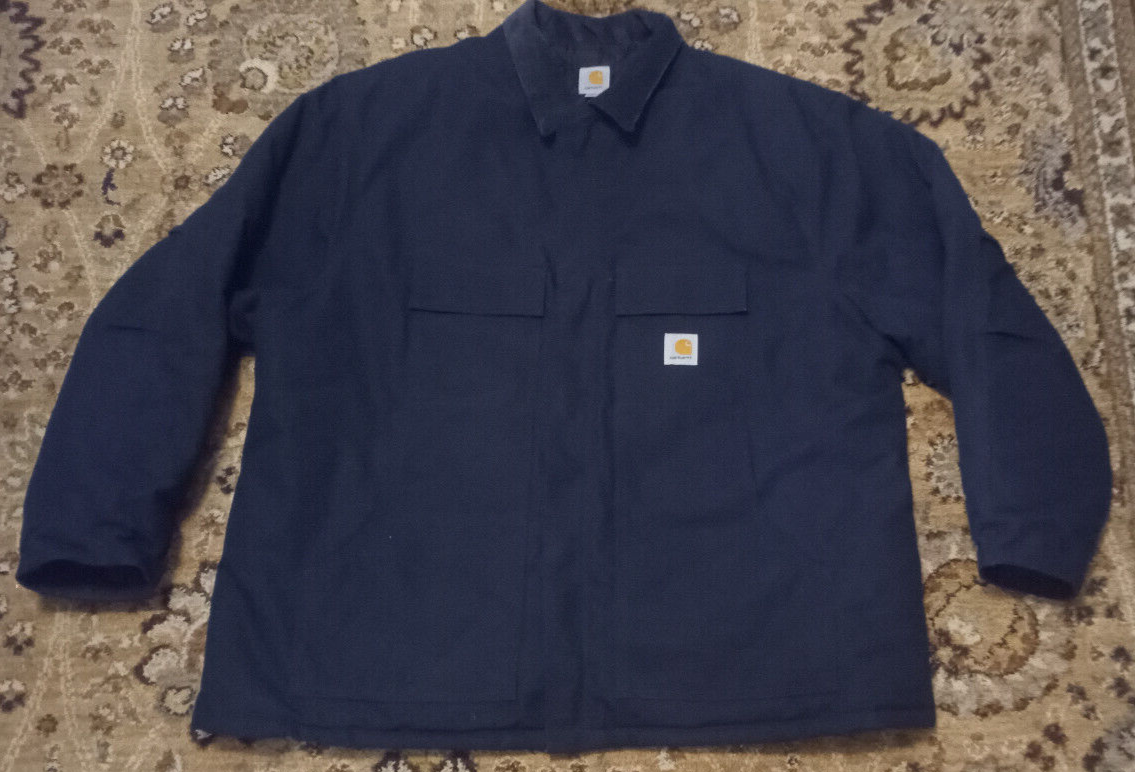 D54)CARHARTT TRADITIONAL DUCK COAT C003 DNY 3XL XXXL QUILT LINED