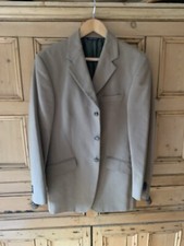 Banana Republic 3 Button Beige Cotton Twill Blazer 38