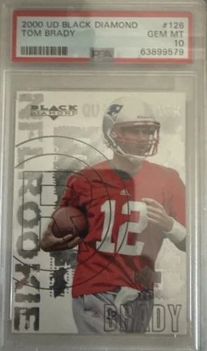 2000 Upper Deck Black Diamond - NFL Rookie Tom Brady #126 (RC)