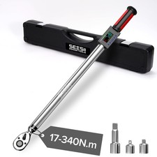 Seesii 12 Digital Torque Wrench 2 Accuracy 12.5-250 Ft.lb Wbuzzer 17-340n.m