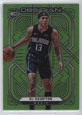 2020-21 Panini Obsidian Electric Etch Green Flood RJ Hampton #189 17f8