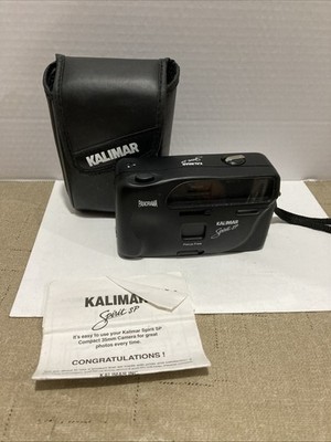 Kalimar Panorama Spirit SP 35mm Film Camera with Case, Instructions    Untested