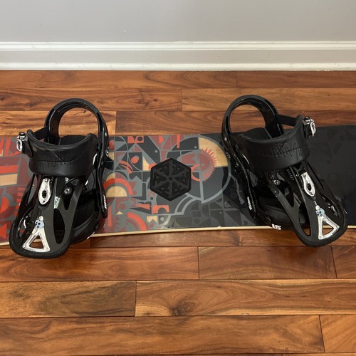 Burton KING Snowboard 158cm W Burton custom skull Bindings Used - Picture 11 of 15