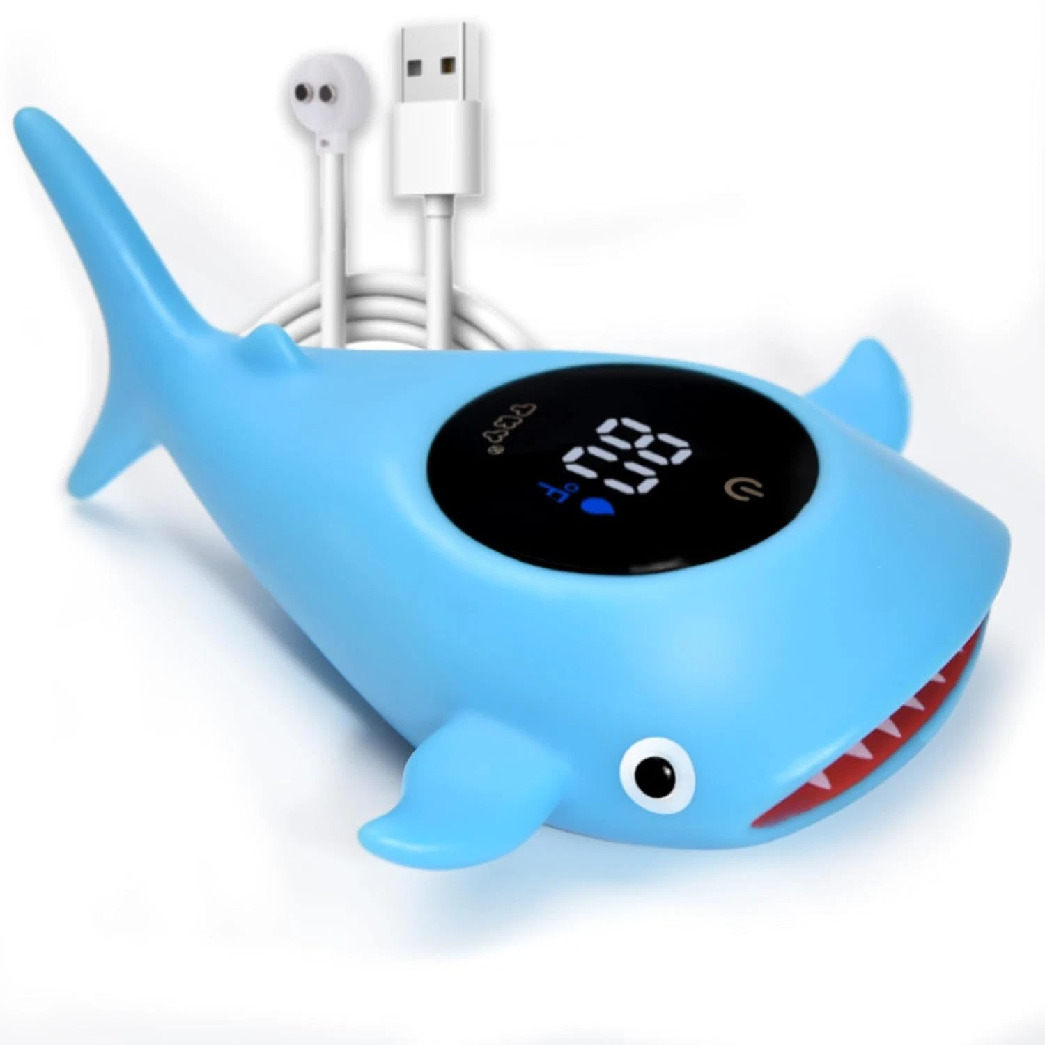 Termometro bano bebe digital de flotante recargable alertas agua habitacion