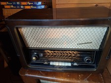 TELEFUNKEN CONCERTINO 7 Wechselstrom Super Valve Radio Vintage Tube Wireless