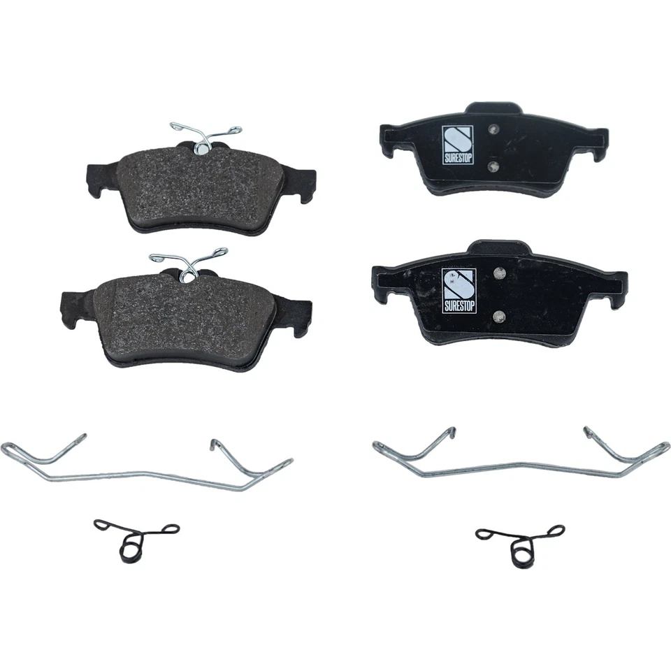 Front & Rear Brake Disc Rotors and Pads Kit For Jaguar XF 2013 2014 2015 - Image 2 of 4