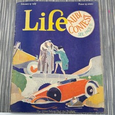 Revista Life 17 de febrero 1927 Garrett Price cubierta pierce-flecha anuncio vintage años 20