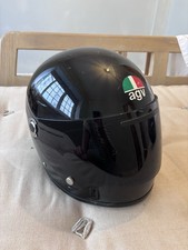 AGV X3000 Mono Black Motorcycle Motorbike Helmet Size ML