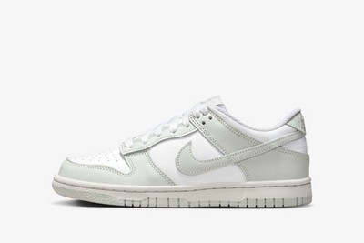 Nike Dunk Low GS Photon Dust Shoes White Silver Youth 6Y Women's 7.5 FB9109-124