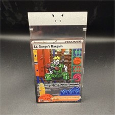 Pokemon TCG Lt. Surge's Bargain 185/132 Mega Evolution SIR Holo English on eBay