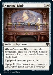 Ancestral Blade 5/361 Commander Legends Common Foil