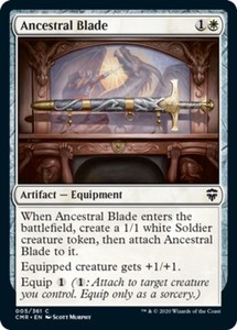 Ancestral Blade 5/361 Commander Legends Common Foil