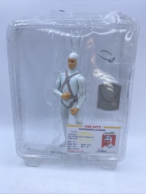 The TICK Action Figure w/SuperHero License 2001 N2 TOYS - Arthur DAMAGED BOX