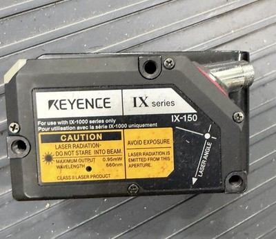 Keyence IX-150 Multi-Point Image Based Laser Sensor Head 150mm Class II Laser