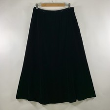 VTG 90s Whimsigoth Velvet A line Maxi Skirt Large Holiday Y2K Romantic Goth