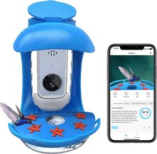 Smart Hummingbird Feeder with Camera , AI Identify, Instant Notific