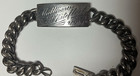 WWII 1940s Sterling Silver Link ID Bracelet, MATTHEW WHITEFLEET, U S N — photo 2