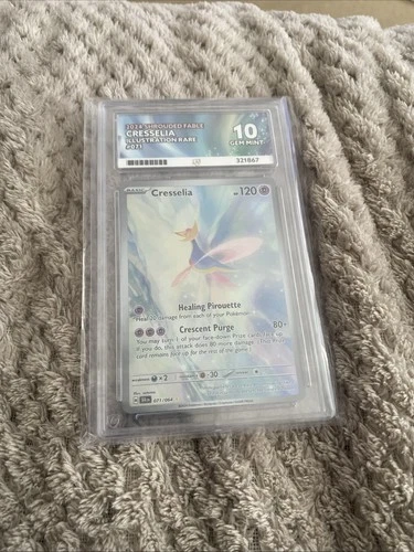 Pokémon TCG Cresselia Card Ace Graded 10 Shrouded Fable 071/064