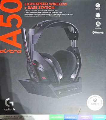 Logitech Astro A50 LIGHTSPEED Wireless Gaming Headset & Base Station Xbox PS5 PC