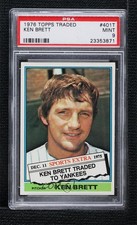 1976 Topps Traded Ken Brett #401 PSA 9 MINT 2zr