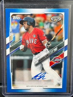 Brandon Howlett  - 2021 Topps Pro Debut Blue Auto 5/150 #PD-105 Auto