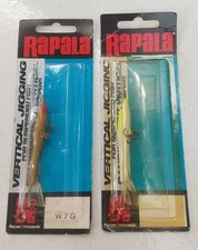 Rapala W7 Vertical Jigging Lure Set G & GL Unused Old Japanese Tackle