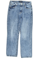 Aeropostale 90s Baggy High Rise Blue Denim Jeans Women's Size 6 Regular