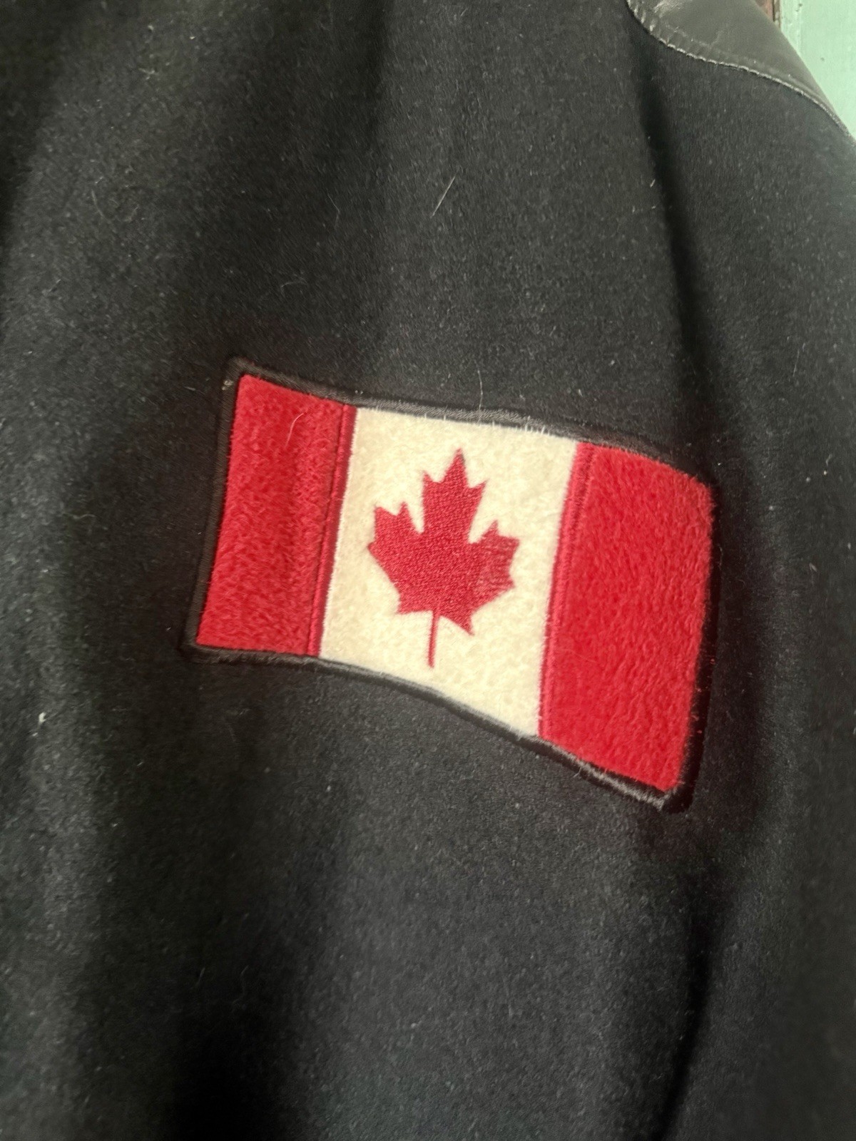 Canada Maple Leaf Varsity Jacket Large Letterman … - image 7