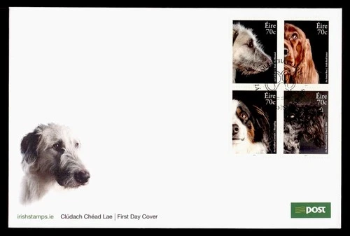 DR WHO 2016 IRELAND FDC DOG BLOCK M77303