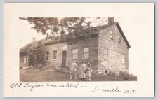 Old Taylor Homestead Louisville NY Photo With Identified Family Members