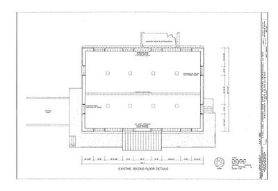 3. Existing Second Floor Details - Ethel Coal Company & Supply Building,