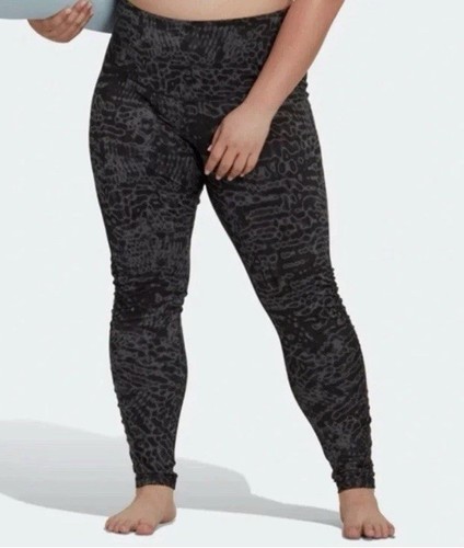 Adidas 11 Honore Studio Tight Training Grey Black Size 2X Athletic Yoga New!!! - Picture 2 of 13