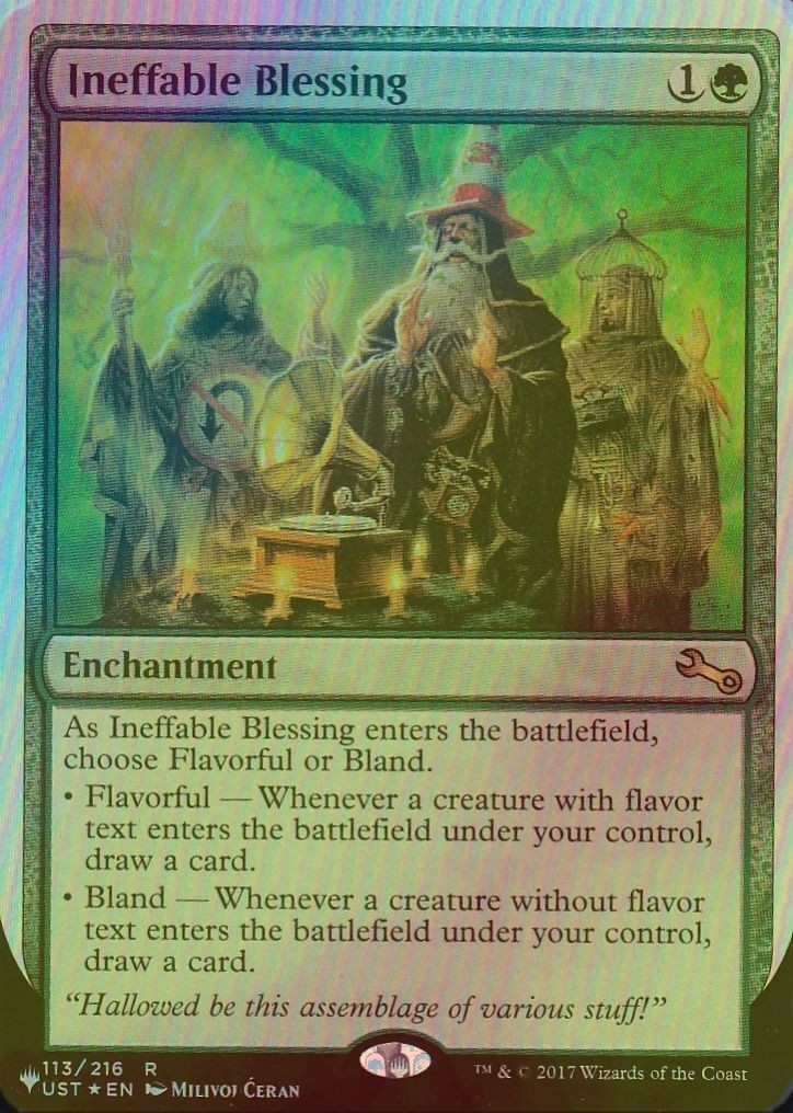 MTG Ineffable Blessing 《A》 FOIL FOIL UST English